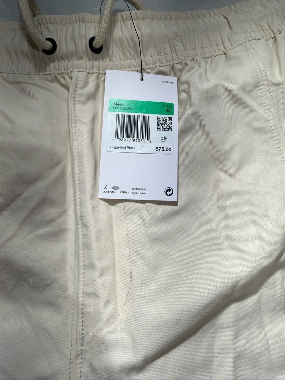 Jordan Cream Cargo Pants